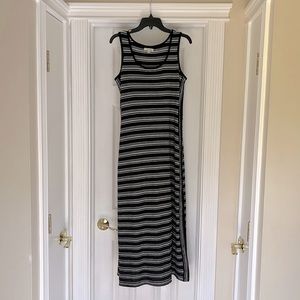 Max Studio Women’s Large Striped Sleeveless Maxi